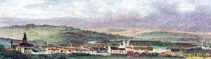 1840 Hunagian Romanian Rural Village Scene